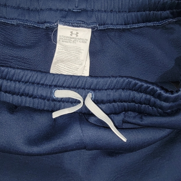 Under Armour Blue Sweatpants with Elastic Waistband - Picture 3 of 6